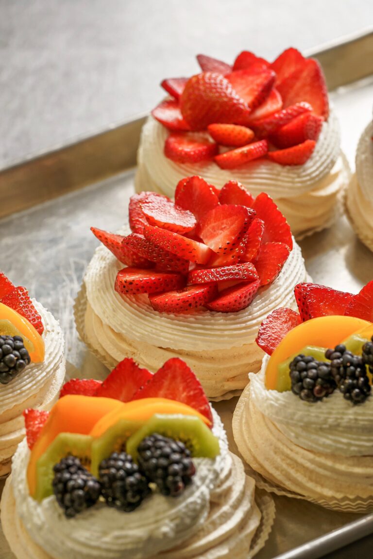 Pavlova with Strawberries