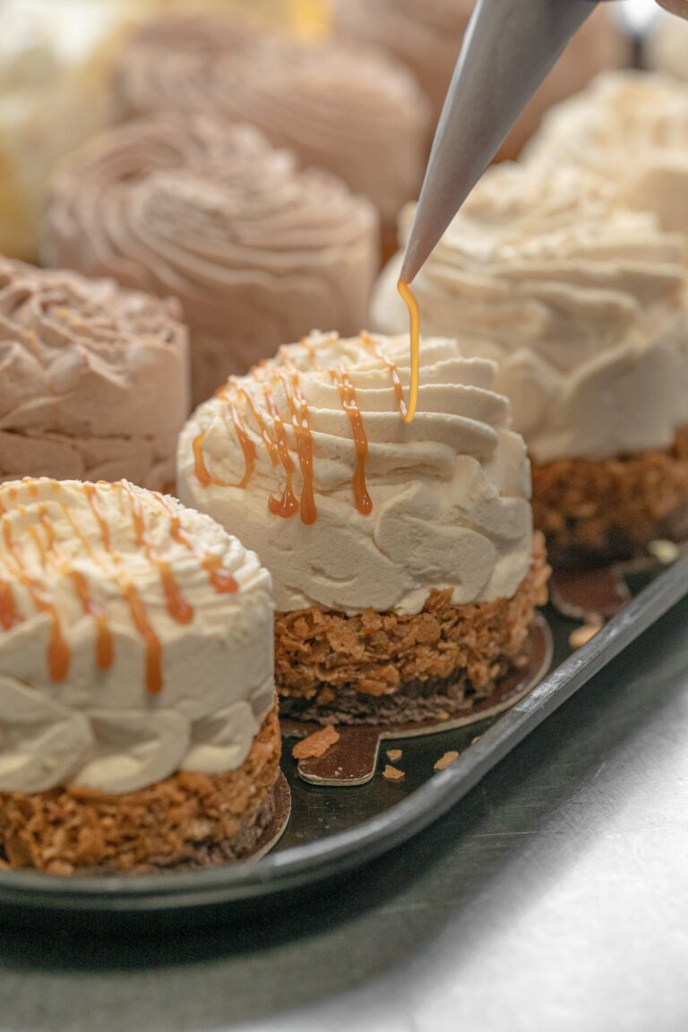Salted Butter Caramel Crumble Cake